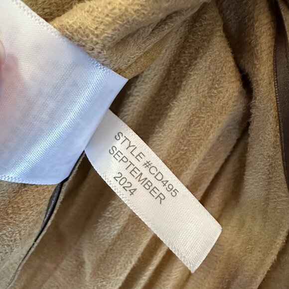 NWT J. Crew Swingy Pleated Mini Skirt Faux Leather Women's size 8 - Picture 4 of 6